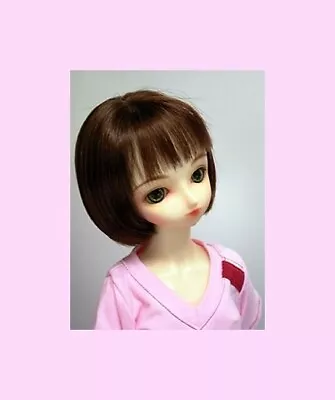 BJD 1/3 Volks Super Dollfie Dream SD DD Wig W-87D Color 30 Brown Short Bob 8/9 • $28.95