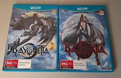 Bayonetta & Bayonetta 2 Nintendo Wii U PAL Tested FREE TRACKED POSTAGE • $39.99