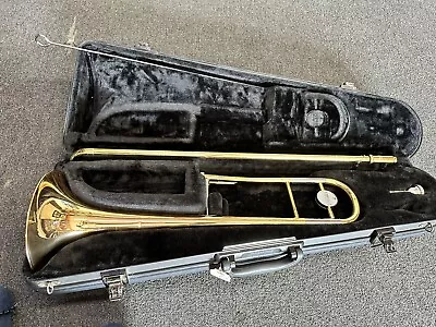 YAMAHA Trombone YSL-447-G Gently Used.   Intermediate Tenor Trombone Large Bore • $690