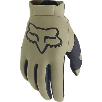 Fox Racing Legion Drive Thermo Bark Lightweight Full Finger Motocross Gloves • $19.94