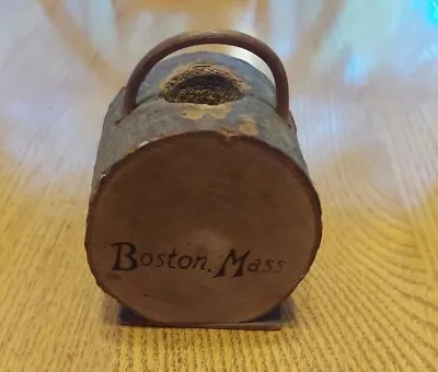 Pre WW2 Boston Massachusetts Wood Souvenir Time To Save Clock • $1