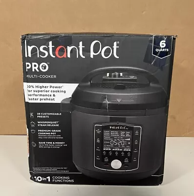 Instant Pot 10 In 1 Multicooker- 6QT Pro Electric Pressure Cooker 112-0123-01 - • $52