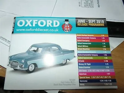 £1.05 • Buy Oxford Diecast Catalogue 2019 June - September 2019 FZ001