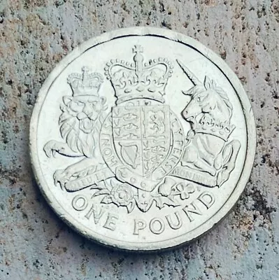 Rare 2015 £1 Pound Coin Royal Arms Unicorn & Crowned Lion Stunning Coin 👇👍  • £4.74