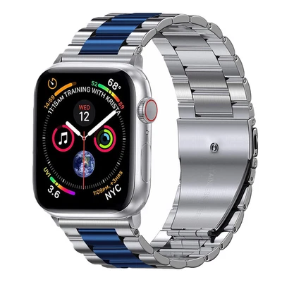 $17.55 • Buy For Apple Watch Band 8 7 6 5 4 3 SE ULTRA 38/41/40/42/44/45/49mm Stainless Steel