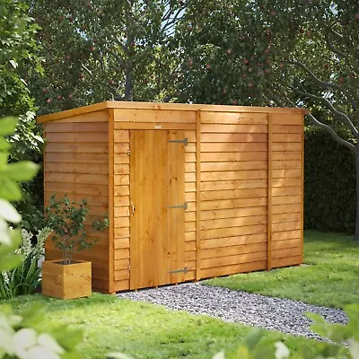 Shed | Power Windowless Overlap Pent Garden Sheds | Cheap Sheds | 4x4 Up To 20x6 • £604