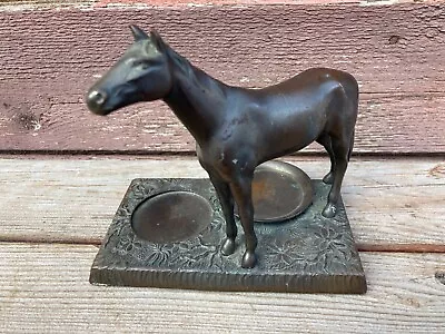 Antique K&o Kronheimer Oldenbusch Horse Figural Ashtray ? Art Deco Era • $124.95