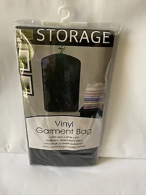 Heavy Duty Vinyl Garment Bag For Storage NEW 50in L X 24in W X 4 In D • $6.99