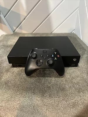 Microsoft Xbox One X 1TB Console With Wireless Controller - Black • $80