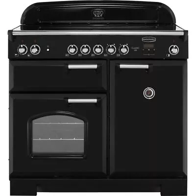 Rangemaster CLA100ECBL/C Classic 99cm Electric Range Cooker 5 Burners A/A Black • £2519