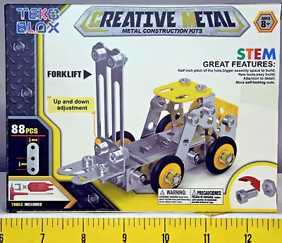 Creative Metal Construction Kits: Stem Forklift 88 Pieces • $14.99