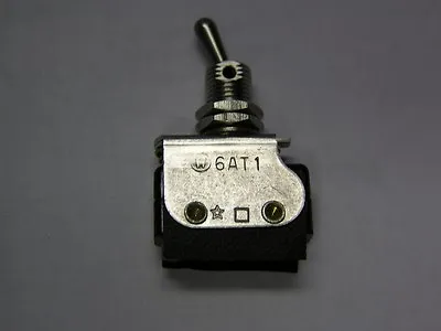 Mil-Spec Honeywell 6AT1 SPDT 1/4  Bushing Panel Mount Toggle Switch Assembly • $49.99