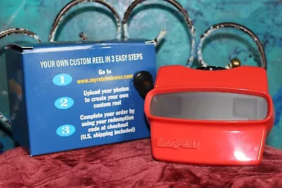 Image3D Custom Viewfinder Reel Plus Red RetroViewer - New In Box - Father's Day • $15