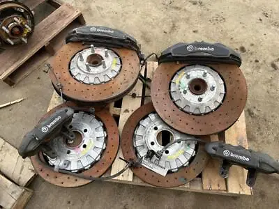 2016 Mustang Gt350 Oem Front & Rear Brembo Calipers Rotors & Spindles 6 Piston • $1500