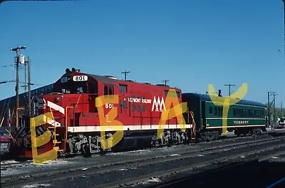 Vermont Railway VTR GP18 Burlington VT Scene 1994 Original Kodachrome • $3.99