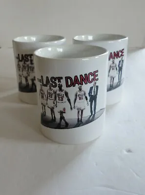 3 New Chicago Bulls NBA Michael Jordan The Last Dance White Ceramic Coffee Mugs • $34.99