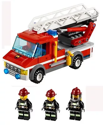 LEGO Fire Engine And Minifigures Only From City Fire Emergency 60003 No House • $39.95