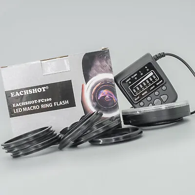 £19 • Buy Eachshot FC100 Led Macro Ring Flash Speedlite Nikon Canon