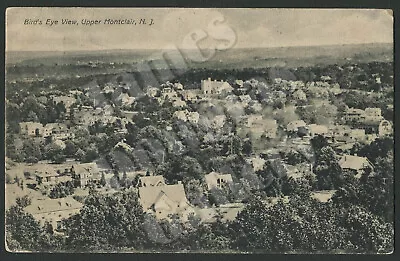 Upper Montclair NJ: C.1908 Postcard BIRDSEYE BIRD'S EYE VIEW From Mills Reserv. • $8