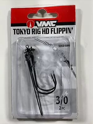 New VMC Tokyo Rig Heavy Duty Flippin Fishing Hook 3/0 2 PC With Free Shipping • $6.95