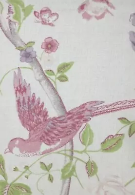 Original Laura Ashley Summer Palace Cerise Fabric ( Per Metre ) • £50