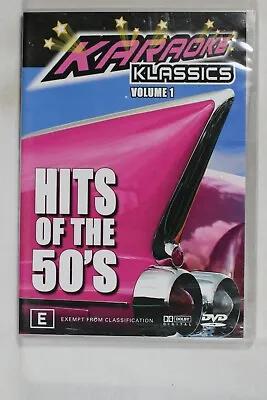 Karaoke Classics Volume 1 Hits Of The 50's  Reg 4 Preowned (D758) • £9.30