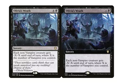 MTG Commander: Innistrad: Crimson Vow VOC Olivia's Wrath MINT (SELECT) • $3.99