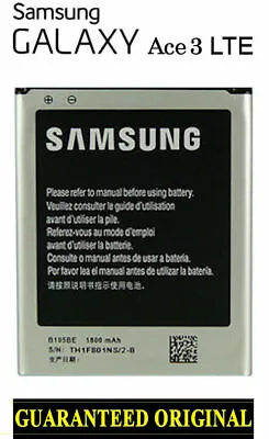 GENUINE SAMSUNG GALAXY ACE 3 LTE BATTERY SGH-T399 B105BE B105BU 1800mAh  • £14.90