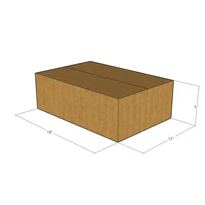 18x12x6 New Corrugated Boxes For Moving Or Shipping Needs 32 ECT • $32.92