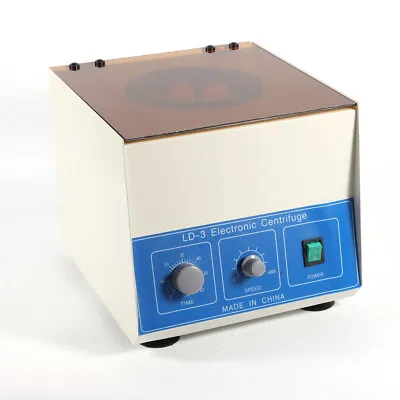 6*50ml LD-3 Electric Benchtop Centrifuge Lab Medical Practice Machine 4000rpm US • $157.92