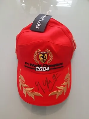 Signed 2004 Ferrari Michael Schumacher Hat (Contact Me For Any Questions) • $700