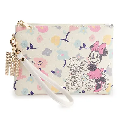 Disney's Minnie Mouse Floral Wristlet Purse • $27.88