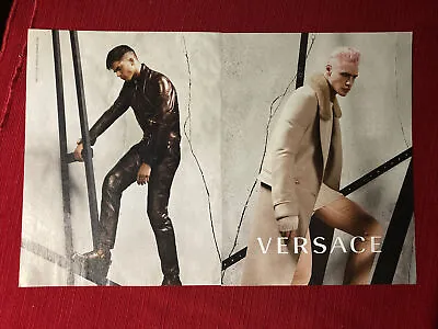 Model Oliver Stummvoll For Versace Men’s Clothes 2015 Print Ad - Great To Frame! • $6.95