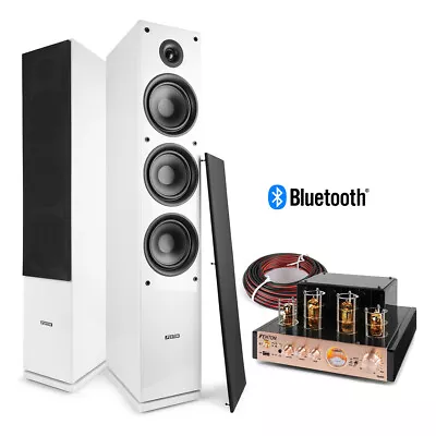 Tower Sound System With Floor Standing Speakers And HiFi Valve Amplifier SHF80W • £369