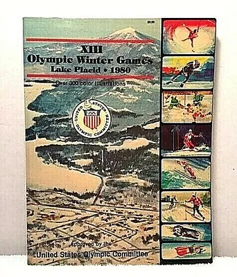 1980 XIII OLYMPIC WINTER GAMES Lake Placid NY Guide History Athletes Sports BOOK • $16.99