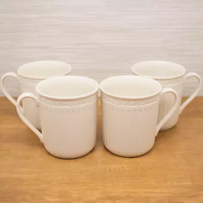 (4) Mikasa Italian Countryside Coffee Mugs Cups 3 3/4  DD900 • $39.95