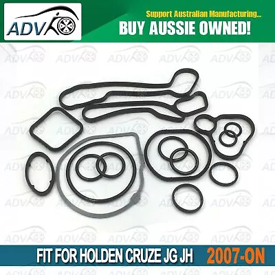 For Holden Cruze JG JH Oil Cooler Repair Seal Kit 1.8L F18D Astra Barina 2007-ON • $28.69