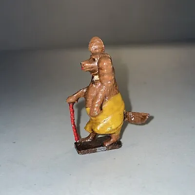 Vintage Metal Miniature 2  Bear Standing Dog Animal Figurine • $6.99