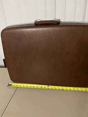 Vintage Samsonite Silhouette Brown Hard Case Suitcase Luggage No Keys Free Ship • $58