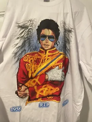 Michael Jackson New Rizon Size 3xL Shirt Tribute 1958-2009  • $23