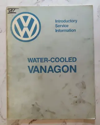 1983 VW Water-Cooled Vanagon Introductory Service Manual • $25
