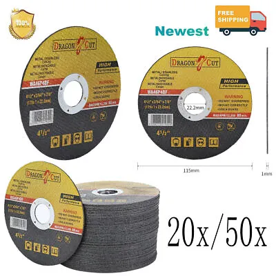 20/50x ULTRA THIN METAL CUTTING SLITTING DISCS 115mm 4.5 INCH FOR ANGLE GRINDER • £8.59