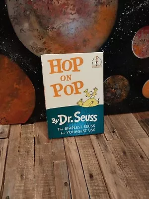 Beginner Books(R) Ser.: Hop On Pop By Seuss (1963 Hardcover Large Type / Large • $499.59