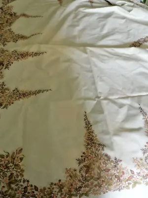 Vintage Marks And Spencer Harvest Large Tablecloth 84ins By 67ins • £9.99