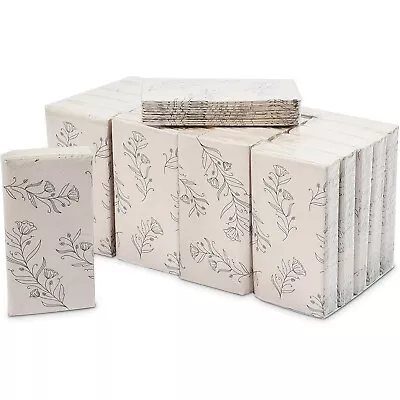 Everyday Floral Pocket Tissues Travel Size Wipes For Wedding (24 Pack) • $17.99