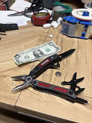 Craftsman Tactical Knife Pliers Knife Multi Tool Flash Light Survival Camping • $9.99