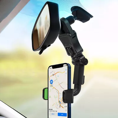 360° Rotatable Car Phone Mount Holder For GPS Cell Phone Black Auto Accessories • $17.03