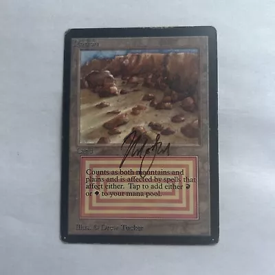 Beta PLATEAU - Dual Land - Magic The Gathering MTG • $2299.99