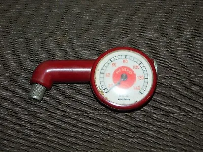 Vintage Car Gm Messko Germany Red Tire Pressure Air Gauge • $195.99