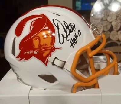 Warren Sapp HOF '13 Autographed Signed Tampa Bay Buccaneers TB Mini Helmet BAS • $25